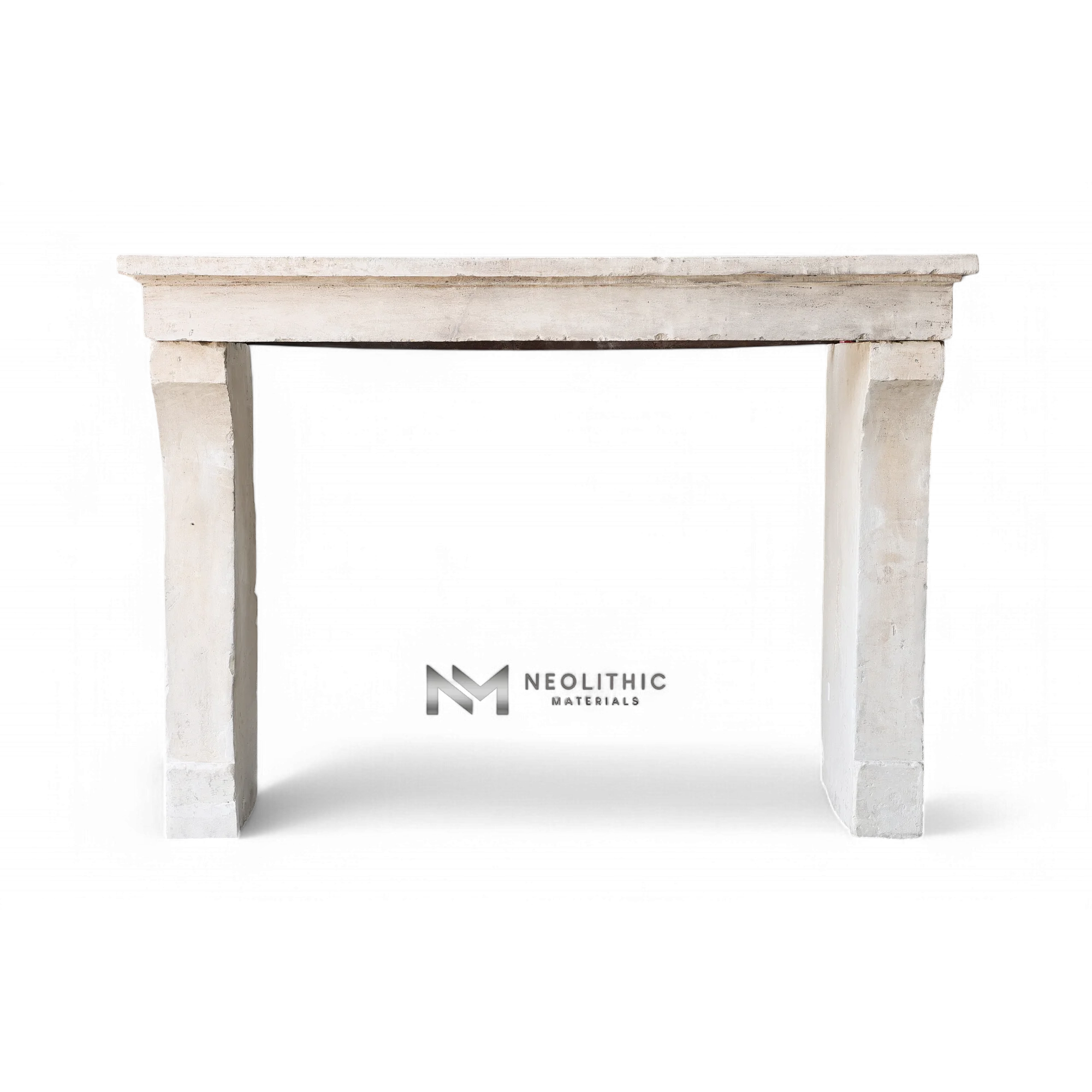 Antique Limestone Fireplace Mantel Countryside Style